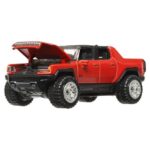 ماشین عقب کش Hot Wheels سری Pull-Back Speeders مدل GMC Hummer EV قرمز, تنوع: HPT04-GMC Hummer EV, image 3