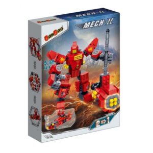ربات ساختنی 2 در 1 قرمز 351 قطعه Banbao, تنوع: 6316-Mech, image