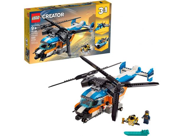 لگو کریتور 3 در 1 مدل هلیکوپتر دو پره ای (31096), image