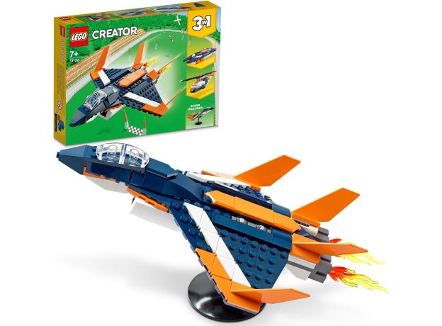 لگو کریتور 3 در 1 مدل هواپیمای سوپرسونیک (31126), image