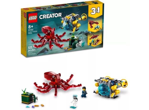 لگو کریتور 3 در 1 مدل ماموریت گنج غرق شده (31130), image