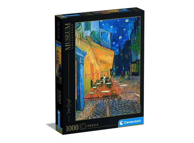 پازل 1000 تکه کلمنتونی مدل تراس کافه در شب, image