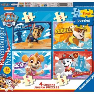 پازل 4 در 1 راونزبرگر مدل سگ های نگهبان Paw Patrol, image