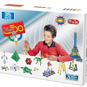 ست بازی مگنتی 35 تایی کلاسیک پلی مگنت, image