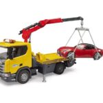کامیون یدک کش اسکانیا Super 560R و ماشین roadster برودر Bruder, image 5