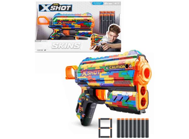 تفنگ ایکس شات X-Shot سری Skins مدل Striper, تنوع: 36516 - Striper Blaster, image