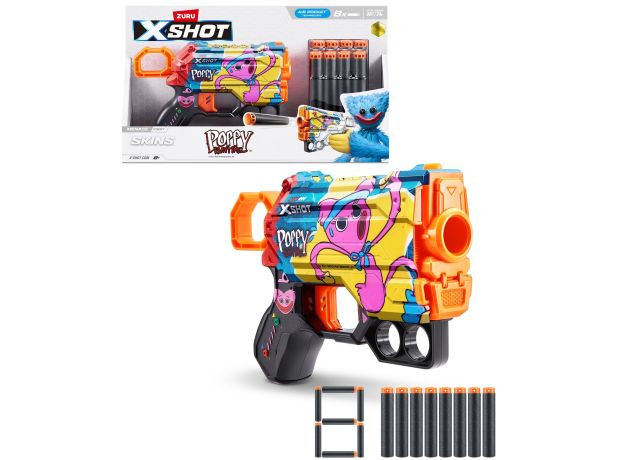 تفنگ ایکس شات X-Shot سری Skins مدل Kissy Poppy, تنوع: 36662 - Kissy Poppy, image