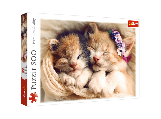 پازل 500 تکه ترفل مدل گربه‌های خوابیده, image