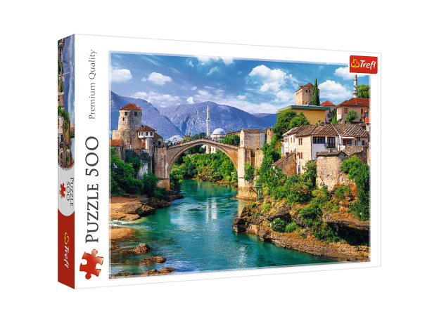 پازل 500 تکه ترفل مدل پل قدیمی موستار در بوسنی و هرزگوین, image