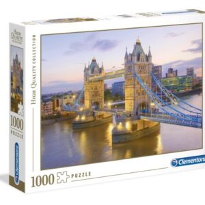 پازل 1000 تکه کلمنتونی مدل تاور بریج بر روی رودخانه تامس, image
