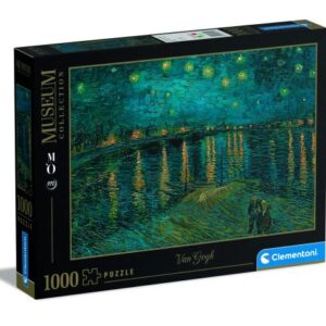 پازل 1000 تکه کلمنتونی مدل شب پرستاره بر فراز رن, image