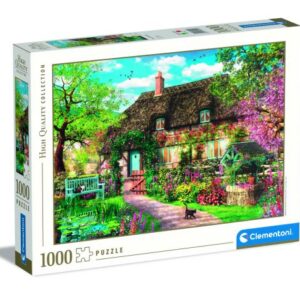 پازل 1000 تکه کلمنتونی مدل کلبه قدیمی در روستا, image