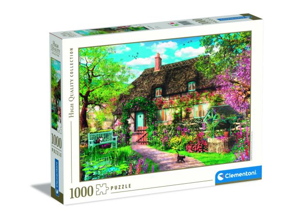 پازل 1000 تکه کلمنتونی مدل کلبه قدیمی در روستا, image