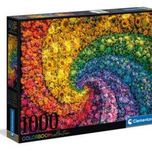 پازل 1000 تکه کلمنتونی مدل گل های رنگی, image