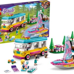 لگو فرندز مدل کمپر جنگلی همراه با قایق (41681)