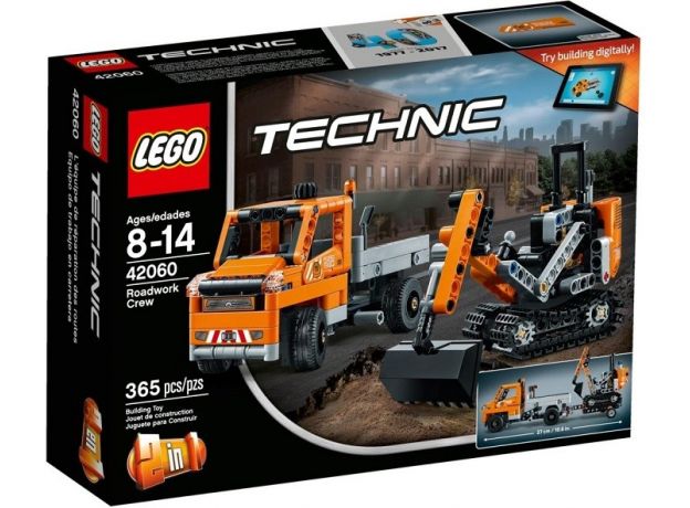 لگو 2x1 مدل کامیون و بیل مکانیکی سری تکنیک (42060), image