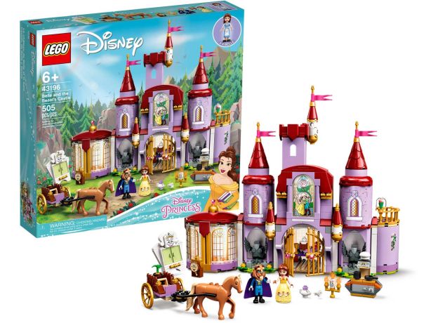 لگو دیزنی مدل قلعه دیو و دلبر (43196), image