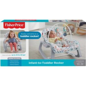 صندلی دو حالته کودک Fisher Price مدل طوسی, image
