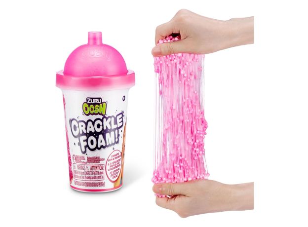 اسلایم دونه برفی صورتی Oosh Slime Crackle Foam, تنوع: 8667SQ1-pink, image