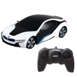 ماشین کنترلی ب ام و I8 سفید راستار با مقیاس 1:24