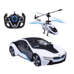 هلیکوپتر و ماشین کنترلی BMW I8, image
