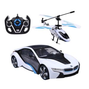 هلیکوپتر و ماشین کنترلی BMW I8