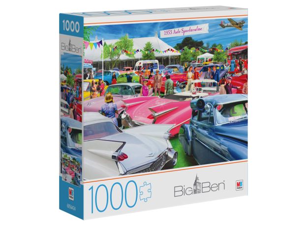 پازل 1000 تکه Spin Master مدل نمایشگاه اتومبیل های کلاسیک, image