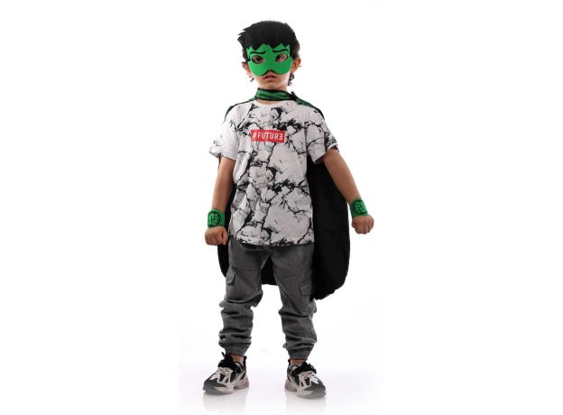 ماسک، شنل و مچ بند هالک, تنوع: TTD033-HLK-Hulk, image