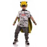 ماسک، شنل و مچ بند گربه سیاه, تنوع: TTD034-NR-Cat Noir, image