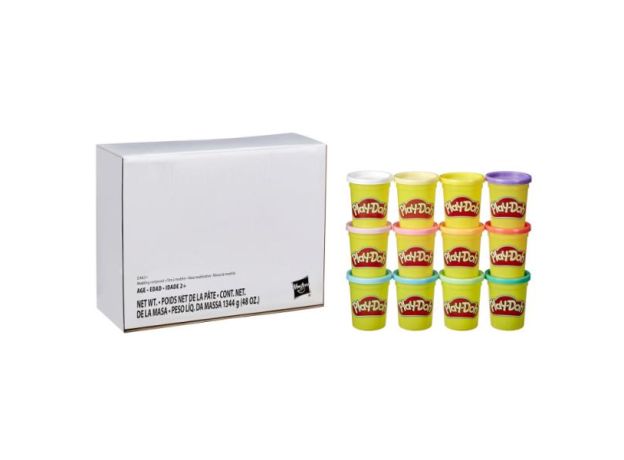 پک 12 تایی خمیربازی Play Doh مدل رنگ های زمستانی, تنوع: E4830-Winter colors, image