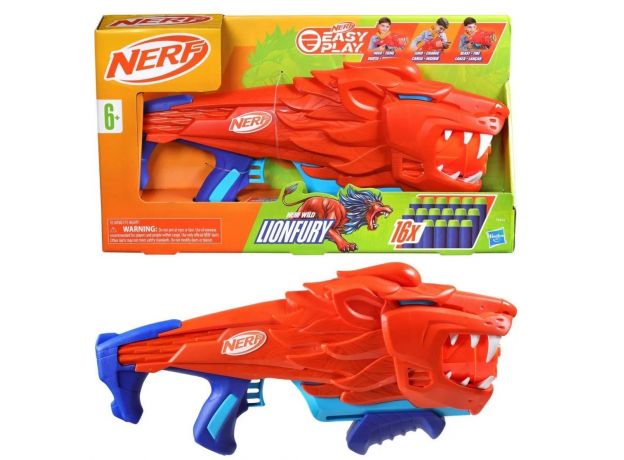 تفنگ نرف Nerf مدل Elite Junior Wild Lionfury, image
