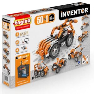 بلاک ساختنی Engino اینونتور 50 در 1 مدل موتوردار نارنجی, image