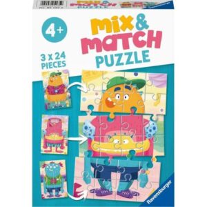 پازل 3 در 1 راونزبرگر مدل هیولاهای بامزه