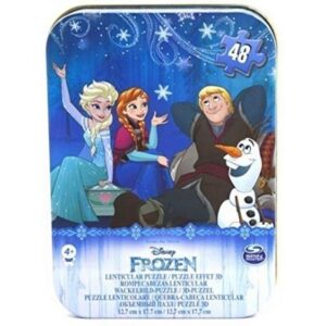 پازل سه بعدی 48 تکه ای فروزن با جعبه فلزی, image