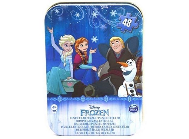 پازل سه بعدی 48 تکه ای فروزن با جعبه فلزی, image