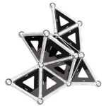 بازی مغناطیسی 68 قطعهای جیومگ مدل Black and White, image 5