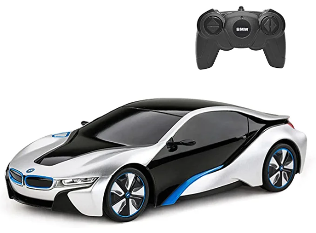 ماشین کنترلی ب ام و I8 نقره ای راستار با مقیاس 1:24, تنوع: 48400-Silver, image