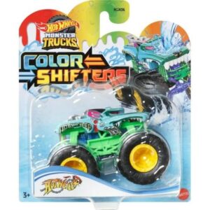 پک تکی ماشین Hot Wheels Color Shifter سری Monster Truck مدل Hot Weiler, تنوع: HGX06-Hot Weiler, image