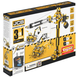 بلاک ساختنی Engino جی سی بی 3 در 1 مدل ماشین های ساختمان سازی, image