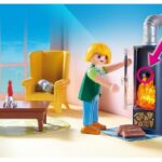 پلی موبیل اتاق نشیمن همراه با بخاری (playmobil), image 4