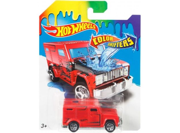 ماشین تغییر رنگ دهنده Hot Wheels سری Colour Shifters مدل HW Armored Truck, image