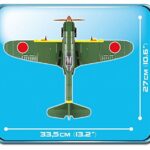 بلاک ساختنی کوبی مدل هواپیمای جنگنده مدل Kawasaki Ki-61-I, image 3