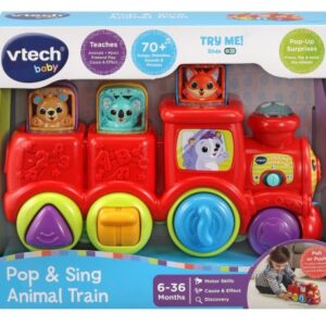 قطار موزیکال Vtech مدل Pop and Sing Animal Train