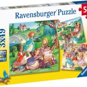 پازل 3 در 1 راونزبرگر مدل پرنسس کوچولوها