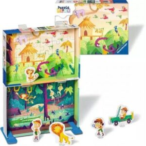 پازل 2 در 1 و بازی راونزبرگر مدل ماجراجویی در جنگل, image