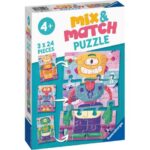 پازل 3 در 1 راونزبرگر مدل ربات های بامزه, image