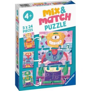 پازل 3 در 1 راونزبرگر مدل ربات های بامزه, image