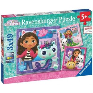 پازل 3 در 1 راونزبرگر مدل خانه عروسکی گبی, image