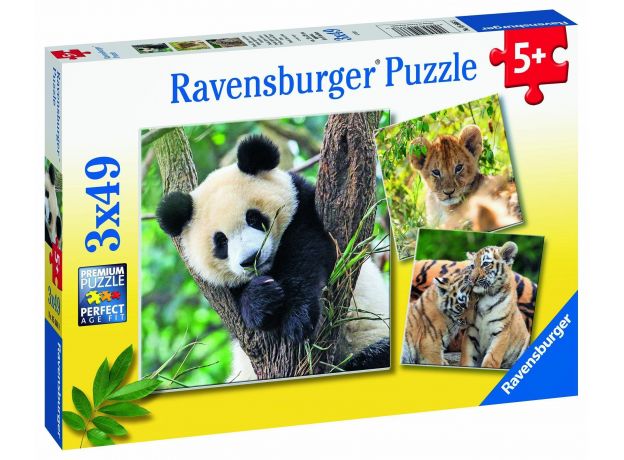 پازل 3 در 1 راونزبرگر مدل حیوانات جنگل, image