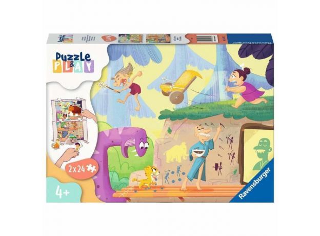 پازل 2 در 1 و بازی راونزبرگر مدل انسان های نخستین, image